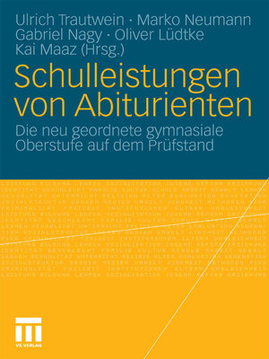cover image of Schulleistungen von Abiturienten